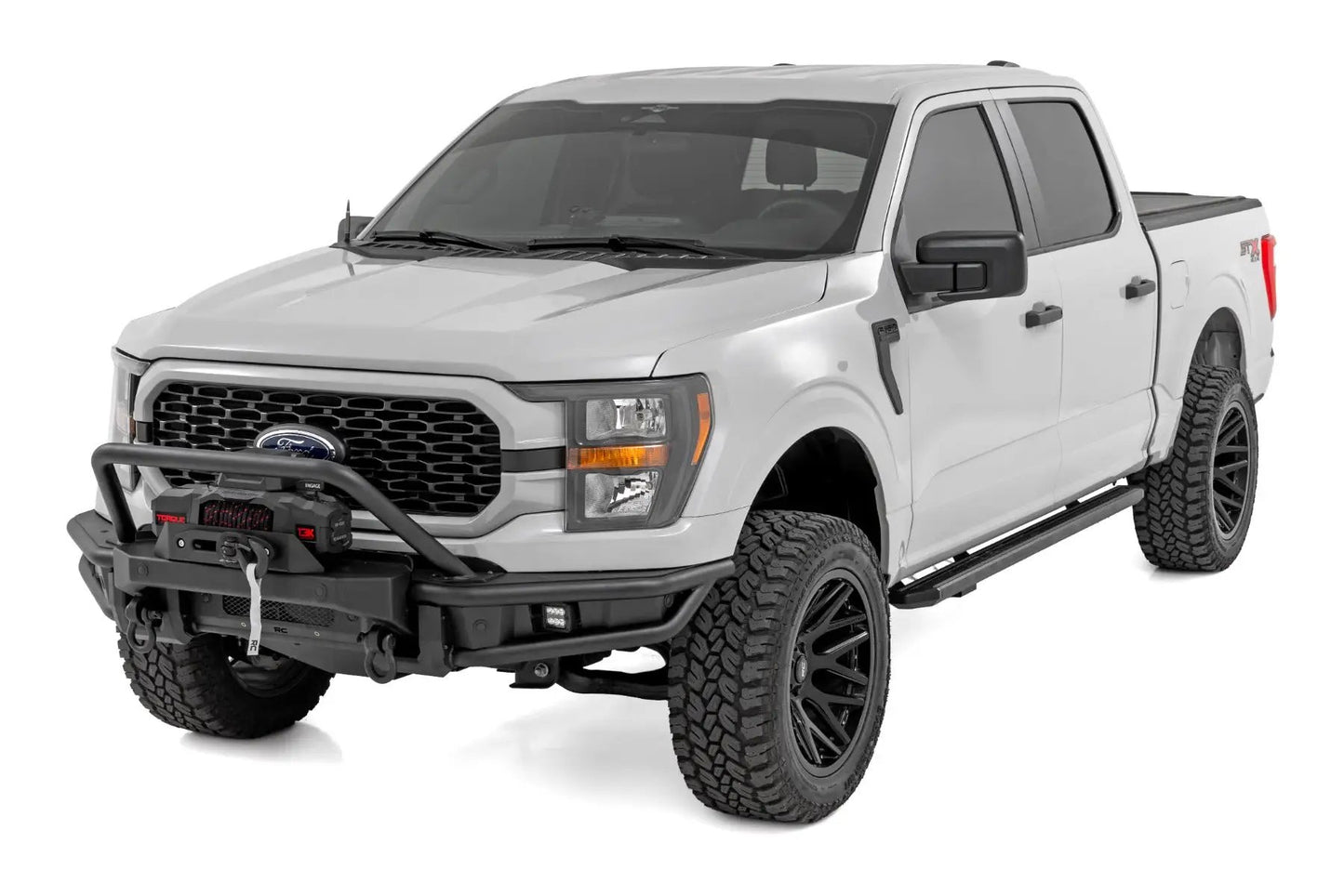 Rough Country Front Bumper | Tubular |Winch Mount | Ford F-150 2WD/4WD (2021-2023) by Rough Country