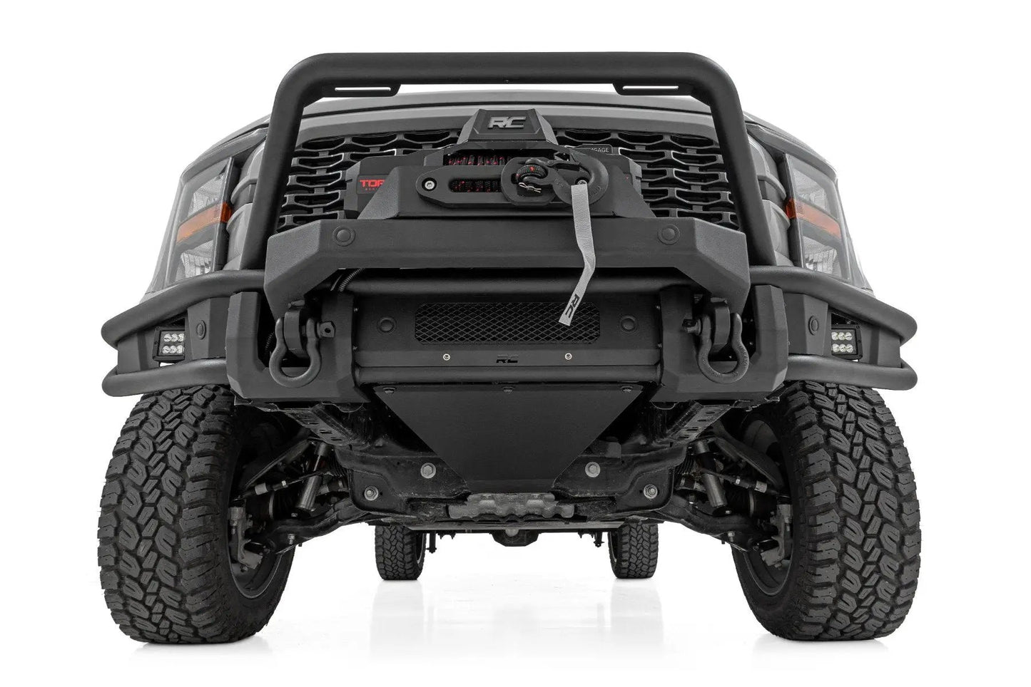 Rough Country Front Bumper | Tubular |Winch Mount | Ford F-150 2WD/4WD (2021-2023) by Rough Country