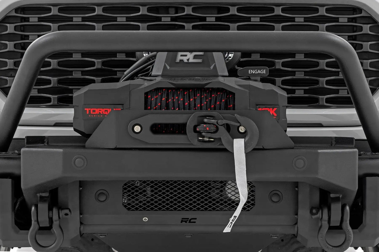 Rough Country Front Bumper | Tubular |Winch Mount | Ford F-150 2WD/4WD (2021-2023) by Rough Country