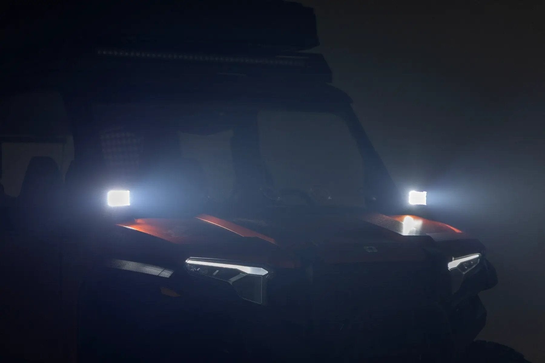 Rough Country LED Light Kit | Front Mount | 3" Chrome Pair | Wide Angle | Polaris XPEDITION ADV 5 by Rough Country