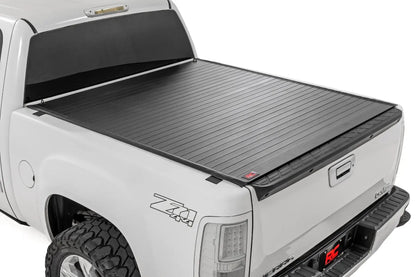 Rough Country Hard Roll Up Bed Cover | 6'7" Bed | Chevy/GMC Sierra/Silverado 1500 (07-13) by Rough Country