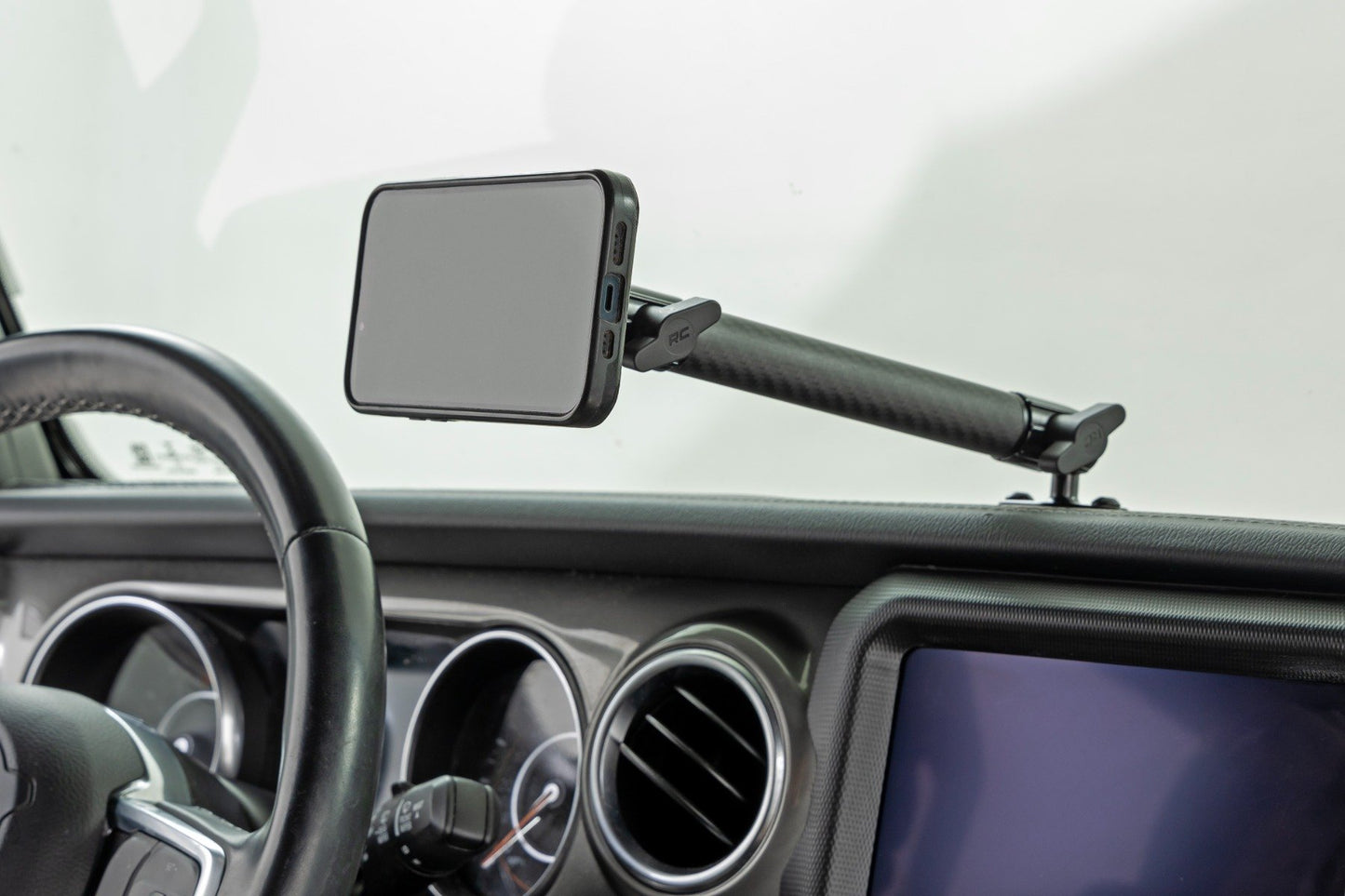 Rough Country Dash Mount | 8" Mount Kit | Jeep Gladiator JT/Wrangler JL 4WD (2018-2026)