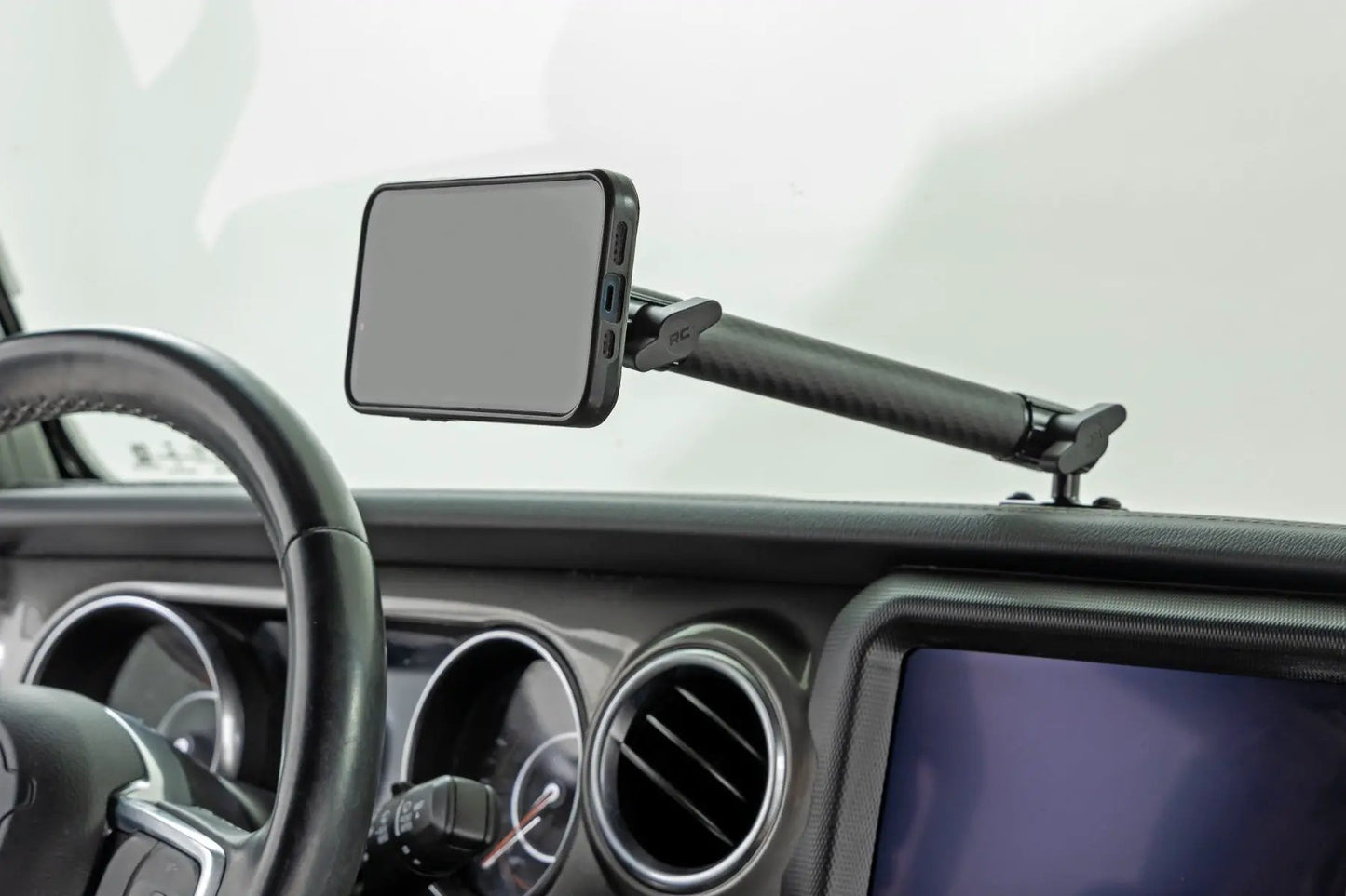 Rough Country Dash Mount | 8" Mount Kit | Jeep Gladiator JT/Wrangler JL 4WD (2018-2026) by Rough Country