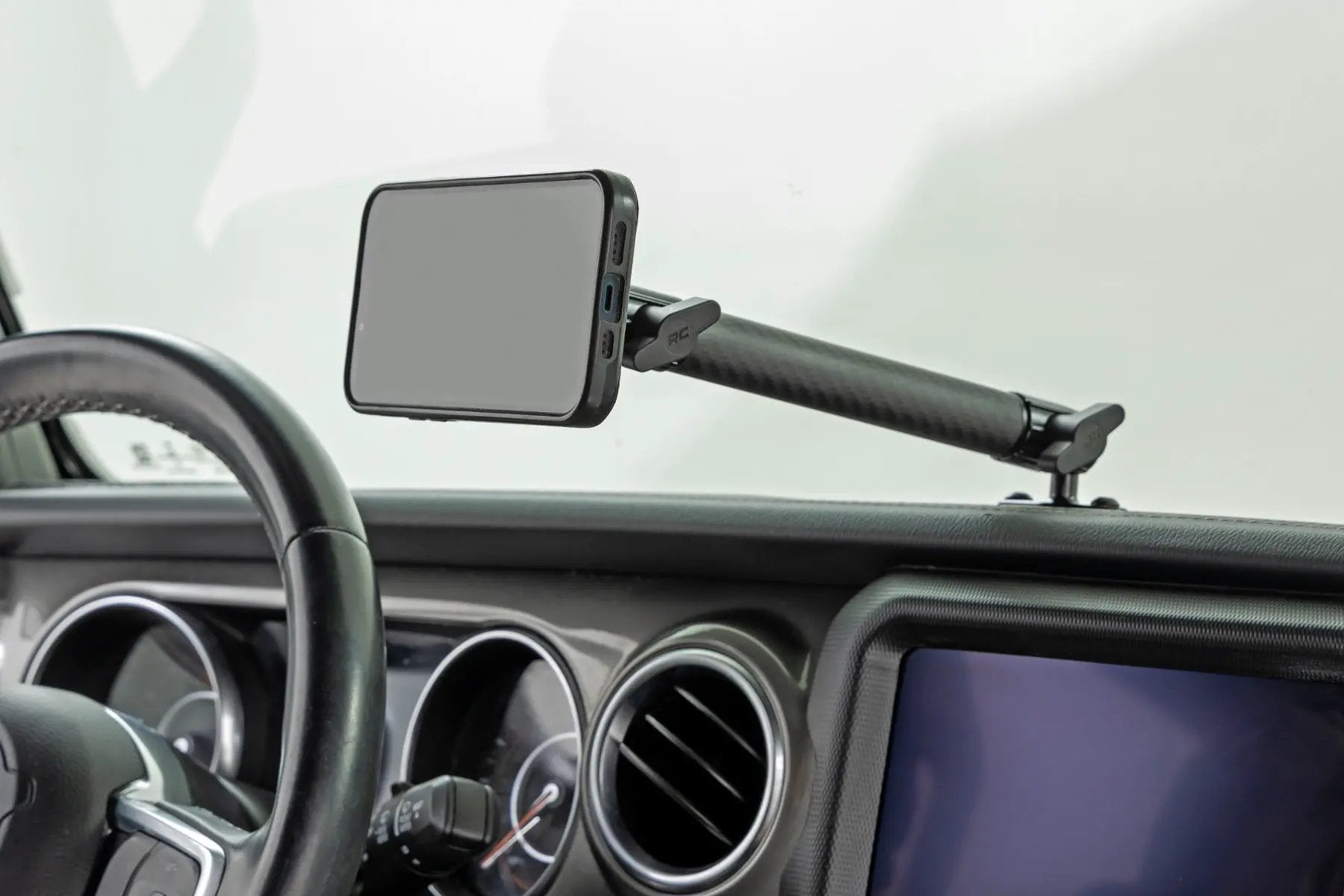 Rough Country Dash Mount | 8" Mount Kit | Jeep Gladiator JT/Wrangler JL 4WD (2018-2026) by Rough Country