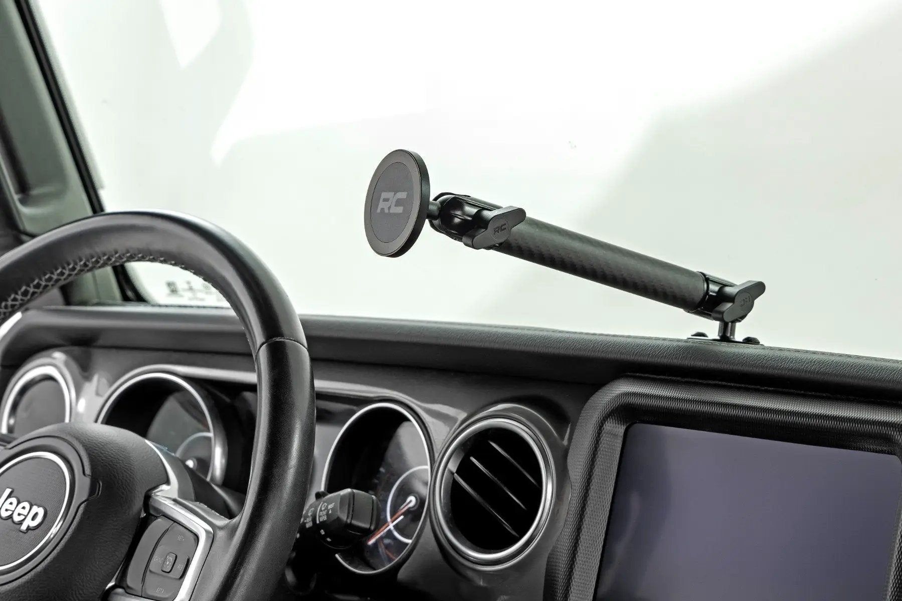 Rough Country Dash Mount | 8" Mount Kit | Jeep Gladiator JT/Wrangler JL 4WD (2018-2026) by Rough Country