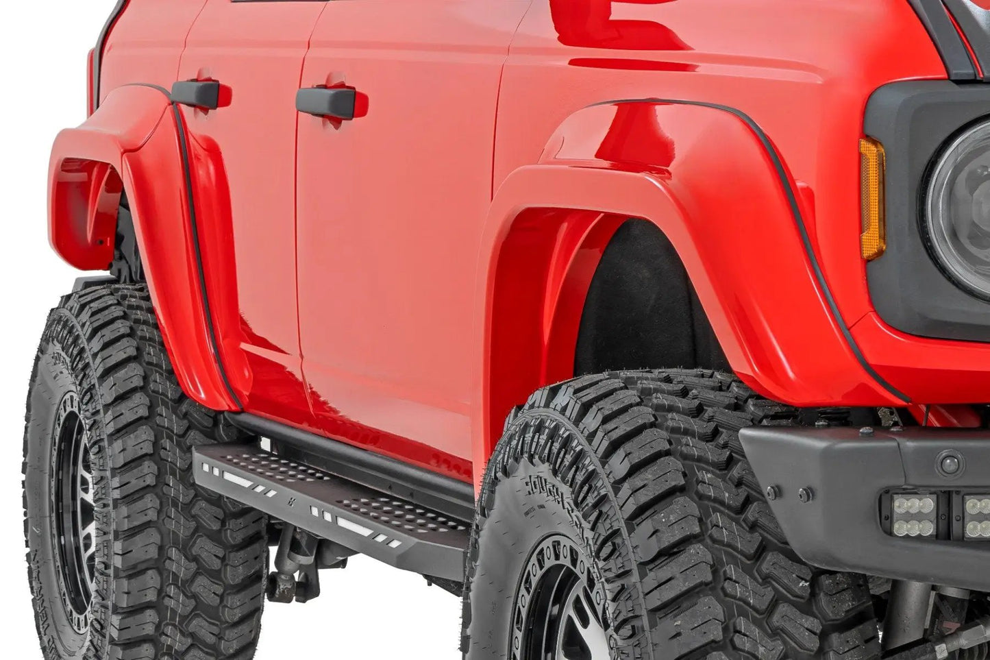 Rough Country Fender Flares | PQ Race Red | Ford Bronco 4WD (2021-2025) by Rough Country