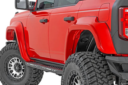 Rough Country Fender Flares | PQ Race Red | Ford Bronco 4WD (2021-2025) by Rough Country