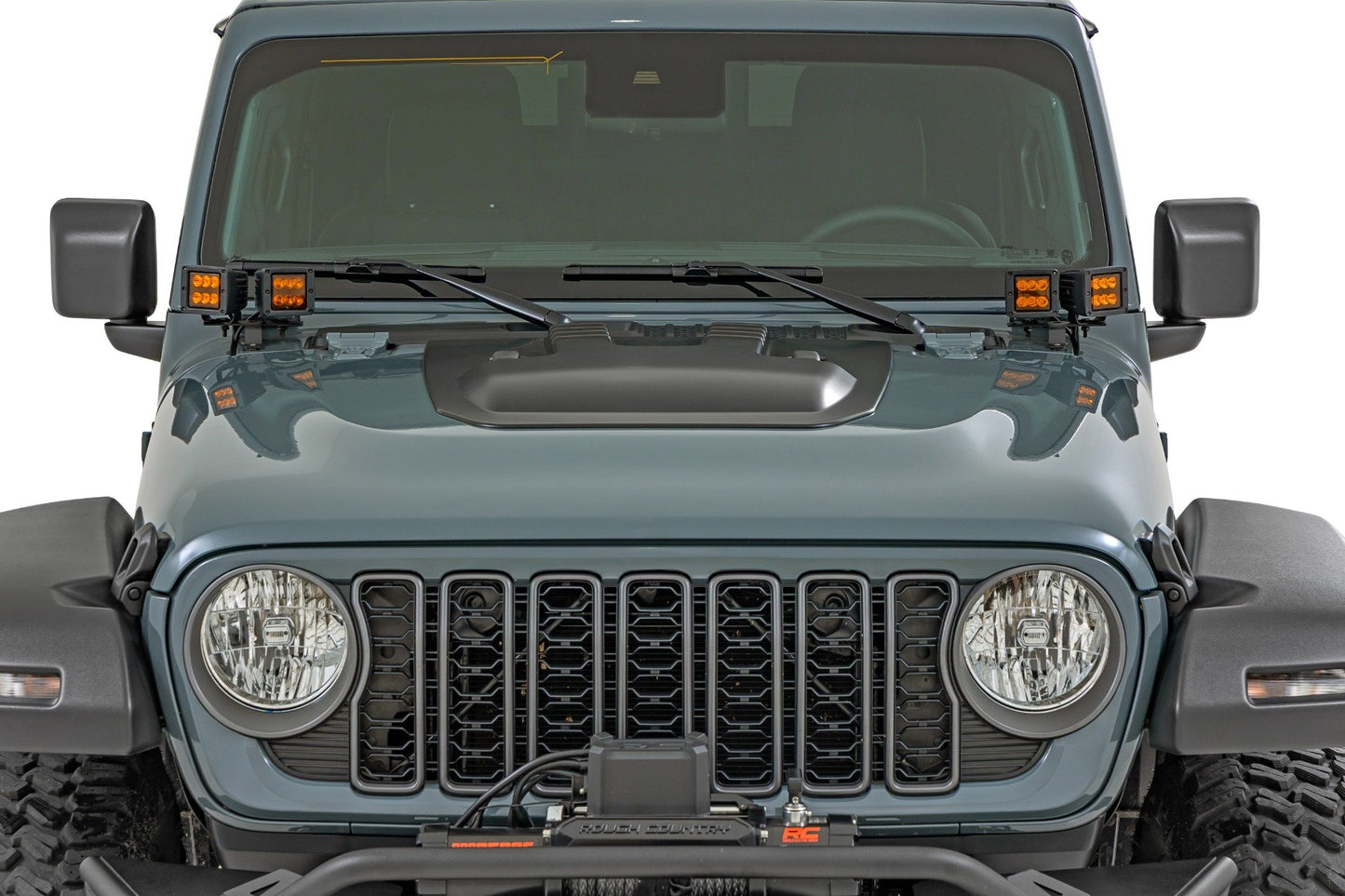 Воздухозаборник капота | PW7 ярко-белый | Jeep Gladiator JT/Wrangler JL 4WD (2018-2026)