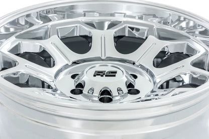 Rough Country 77 Series Wheel | One-Piece |Chrome | 22x12 | 8x180 | -44mm by Rough Country