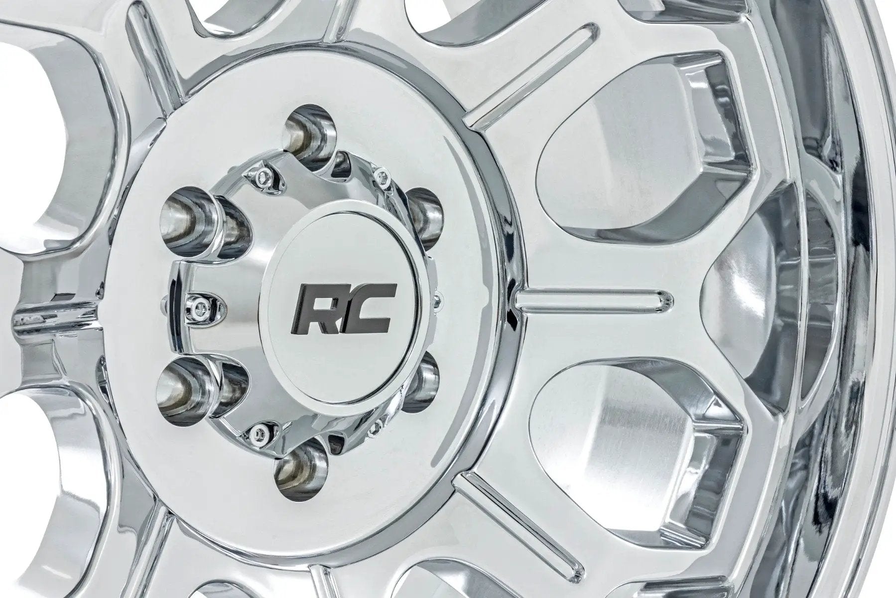 Rough Country 77 Series Wheel | One-Piece |Chrome | 22x12 | 6x135 | -44mm by Rough Country