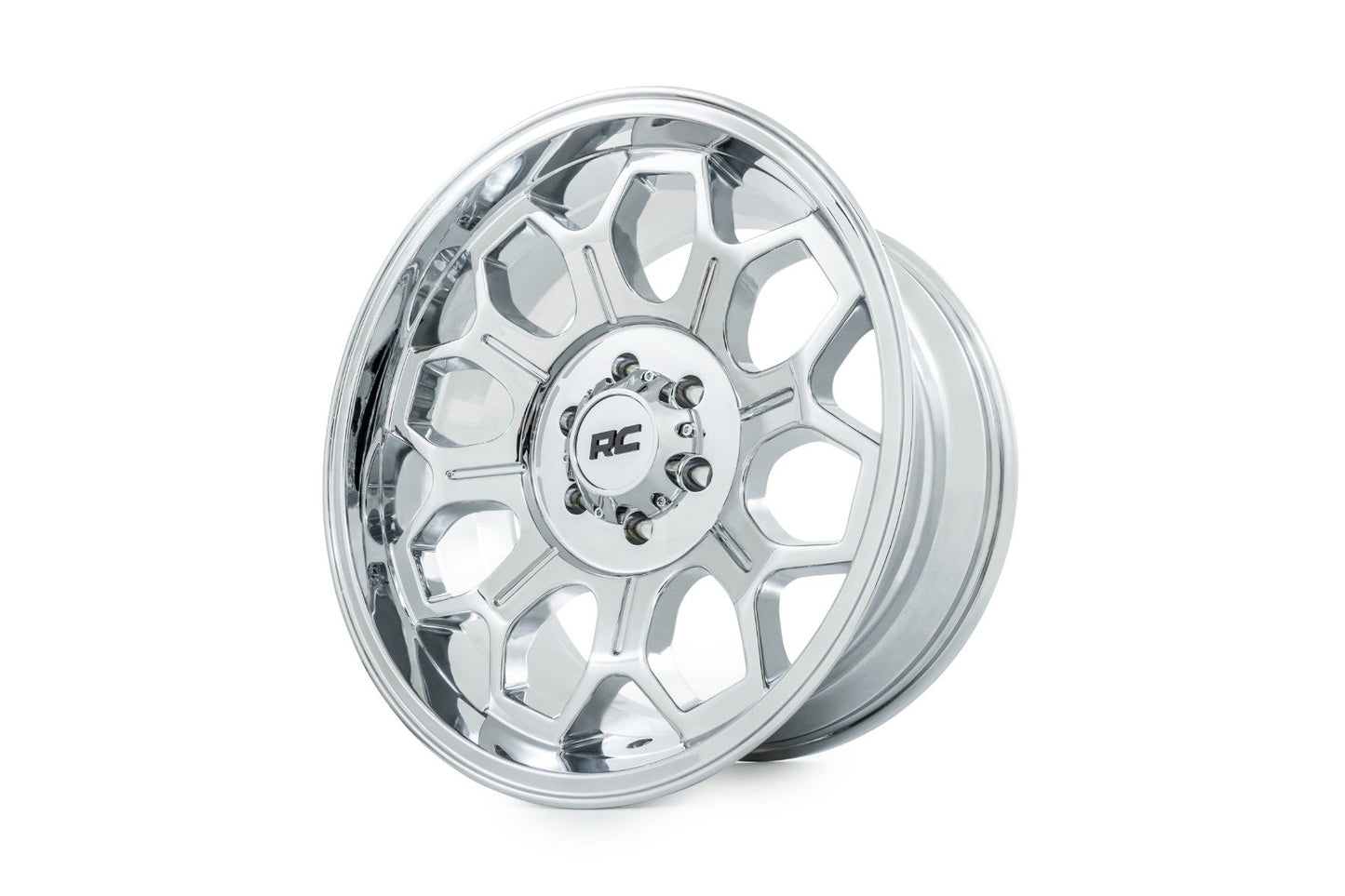 Rueda Rough Country Serie 77 | Una pieza | Cromo | 20x10 | 6x5.5 | -25 mm