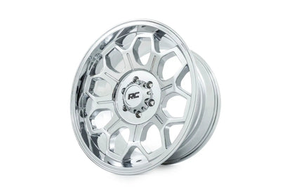 Rough Country 77 Series Wheel | One-Piece |Chrome | 22x12 | 6x135 | -44mm by Rough Country