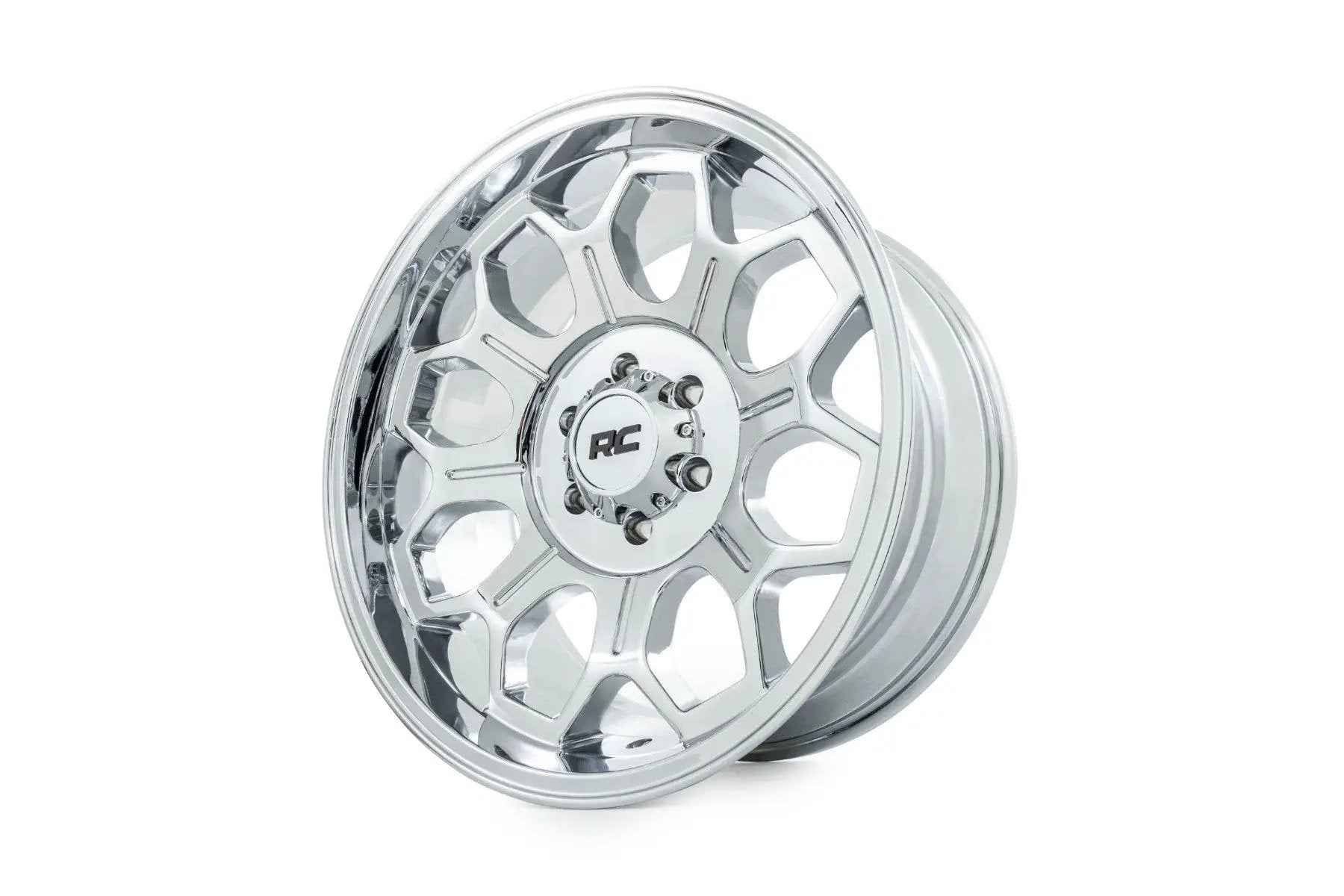 Rough Country 77 Series Wheel | One-Piece |Chrome | 22x12 | 6x5.5 | -44mm by Rough Country