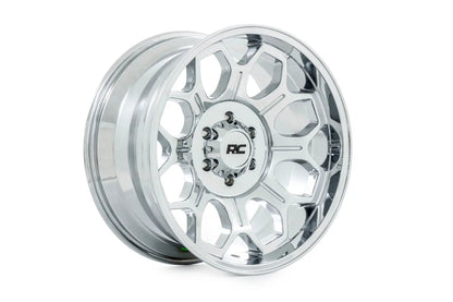 Rough Country 77 Series Wheel | One-Piece |Chrome | 22x12 | 8x180 | -44mm by Rough Country