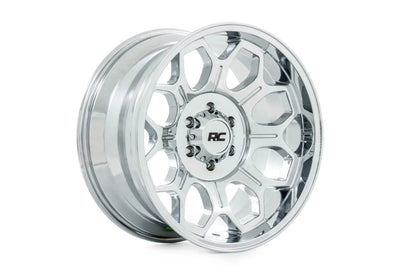 Rough Country 77 Series Wheel | One-Piece | Chrome | 20x9 | 6x135 | -12mm by Rough Country