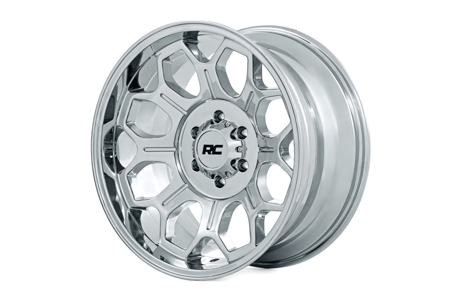 Rueda Rough Country Serie 77 | Una pieza | Cromo | 20x10 | 6x5.5 | -25 mm