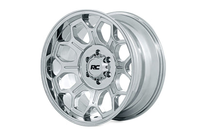 Rueda Rough Country Serie 77 | Una pieza | Cromo | 20x10 | 6x5.5 | -25 mm