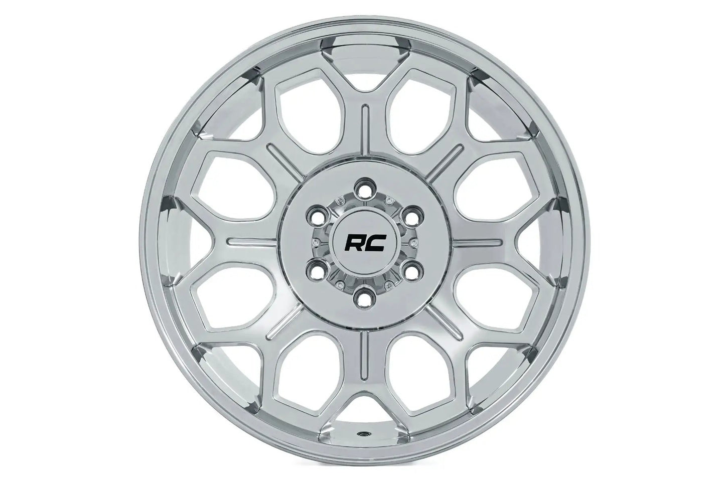 Rough Country 77 Series Wheel | One-Piece |Chrome | 22x12 | 8x6.5 | -44mm by Rough Country