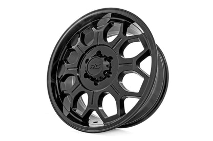 Llanta Rough Country Serie 77 | Una pieza | Negro semibrillante | 20x10 | 6x5.5 | -25mm
