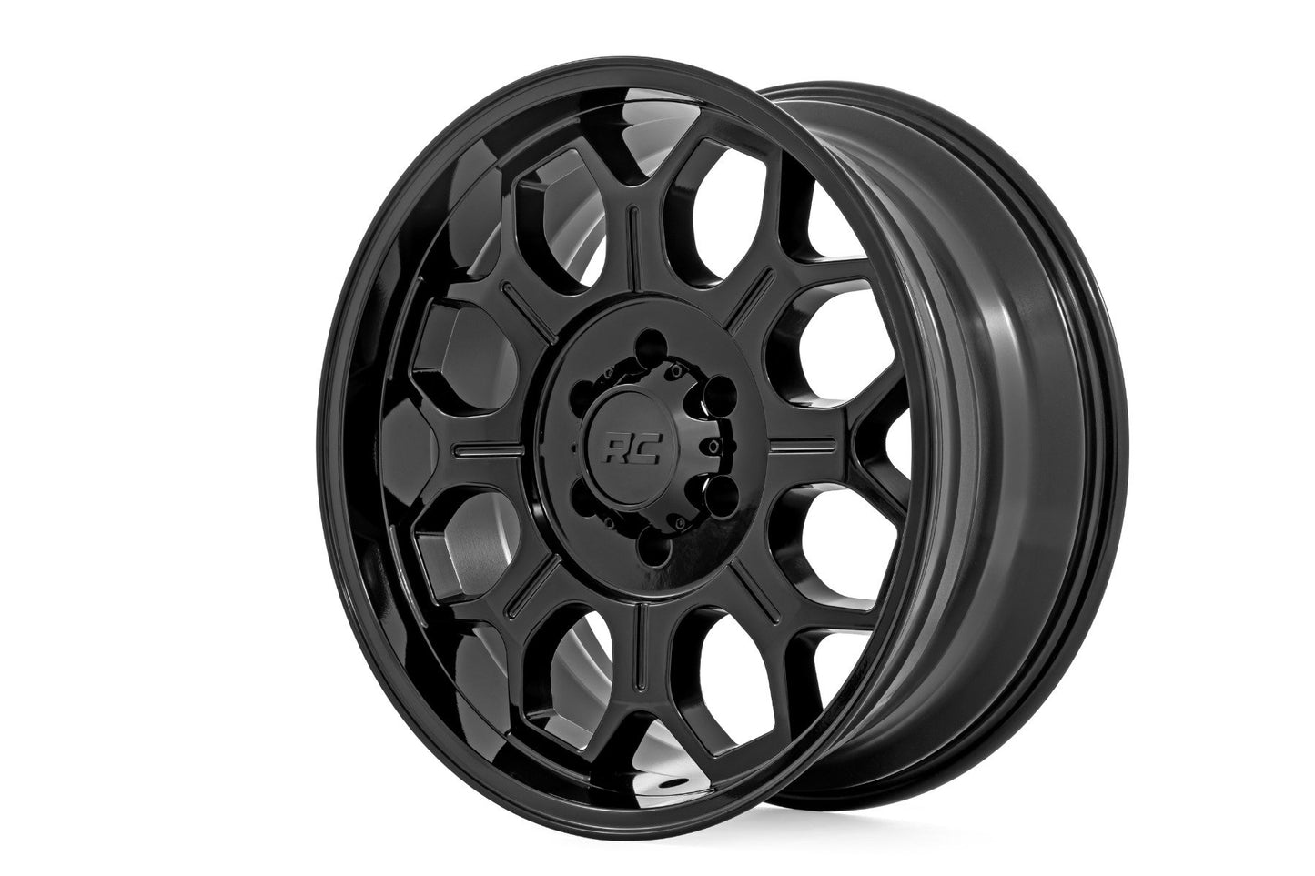 Колесо Rough Country серии 77 | Цельное | Полуглянцевый черный | 20x9 | 6x5.5 | -12мм