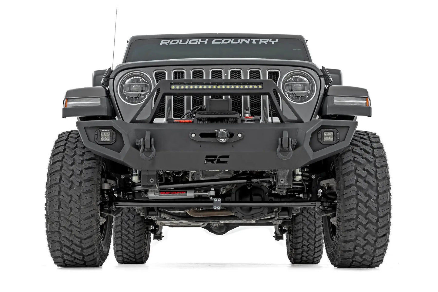Rough Country High Steer Kit | w/ N3 Steering Stabilizer | Jeep Gladiator JT/Wrangler JL (18-26) by Rough Country