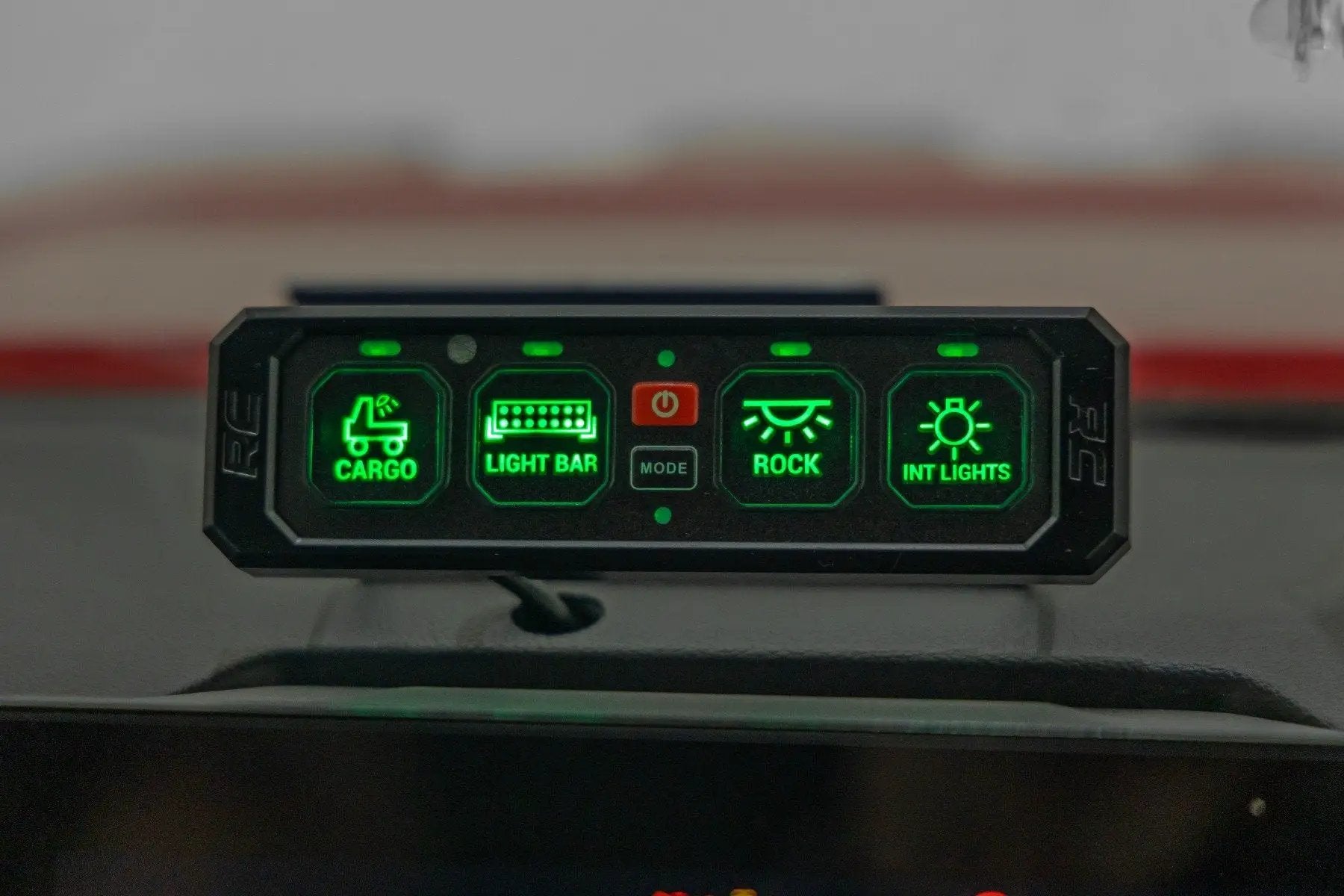 Rough Country 4 Gang Switch Panel | RGB Backlit Buttons | Multifunction Modes by Rough Country