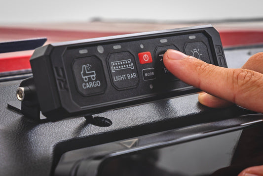 Rough Country 4 Gang Switch Panel | RGB Backlit Buttons | Multifunction Modes