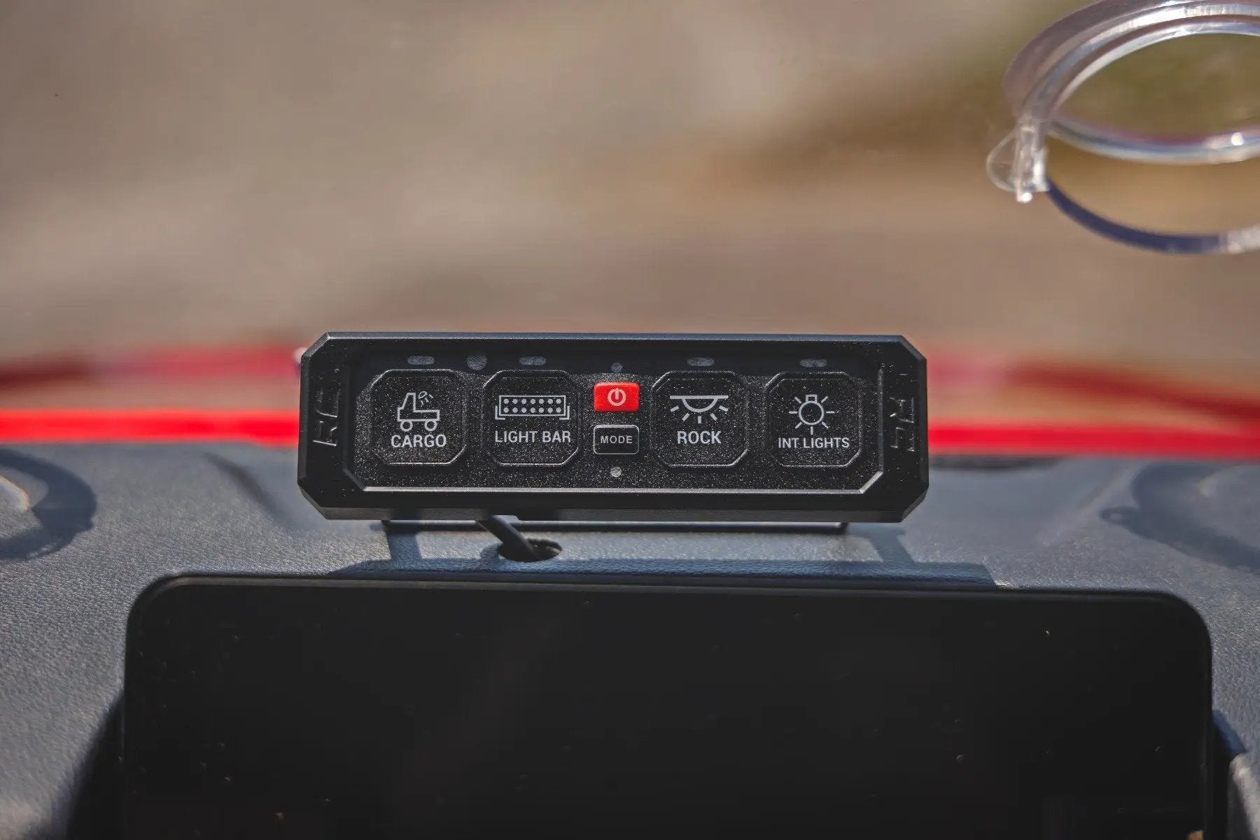 Rough Country 4 Gang Switch Panel | RGB Backlit Buttons | Multifunction Modes by Rough Country