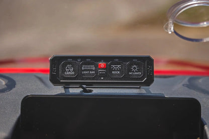 Rough Country 4 Gang Switch Panel | RGB Backlit Buttons | Multifunction Modes by Rough Country