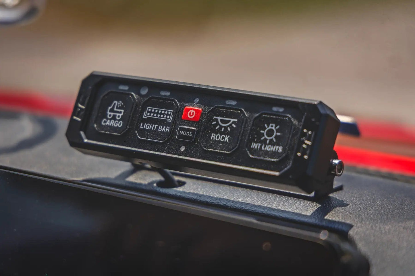 Rough Country 4 Gang Switch Panel | RGB Backlit Buttons | Multifunction Modes by Rough Country
