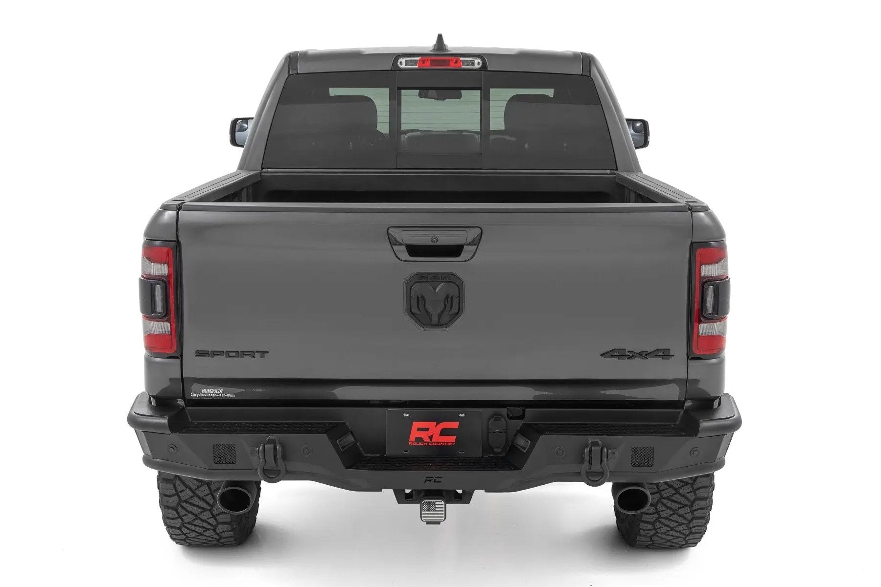 Rough Country Rear Bumper | Tubular | Ram 1500 2WD/4WD (2019-2024) by Rough Country