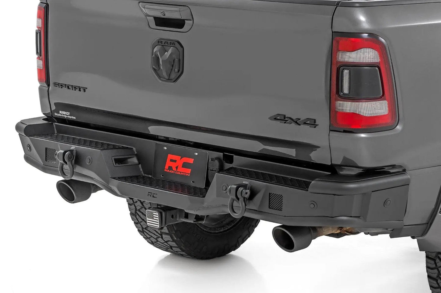 Rough Country Rear Bumper | Tubular | Ram 1500 2WD/4WD (2019-2024) by Rough Country
