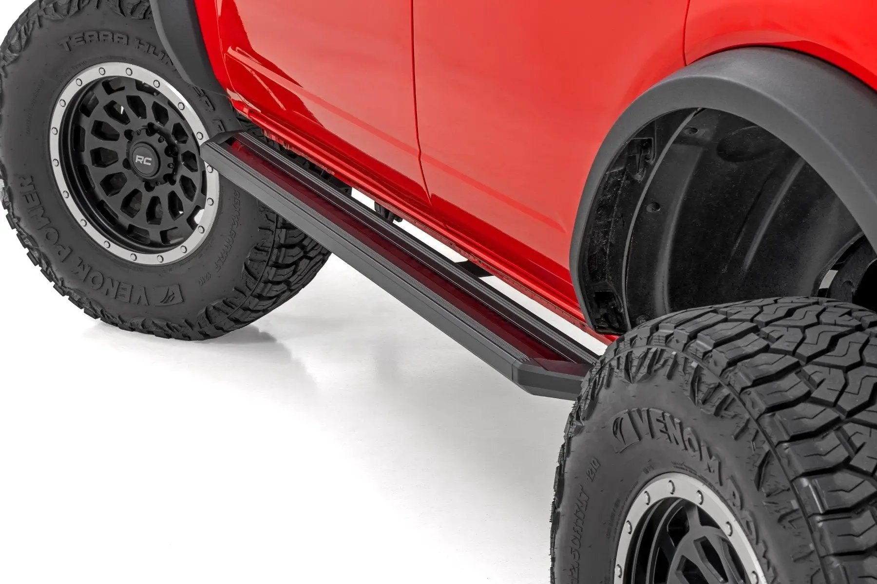 Rough Country Multi-Color LED Running Boards | 4-Door | Ford Bronco 4WD (2021-2025) by Rough Country