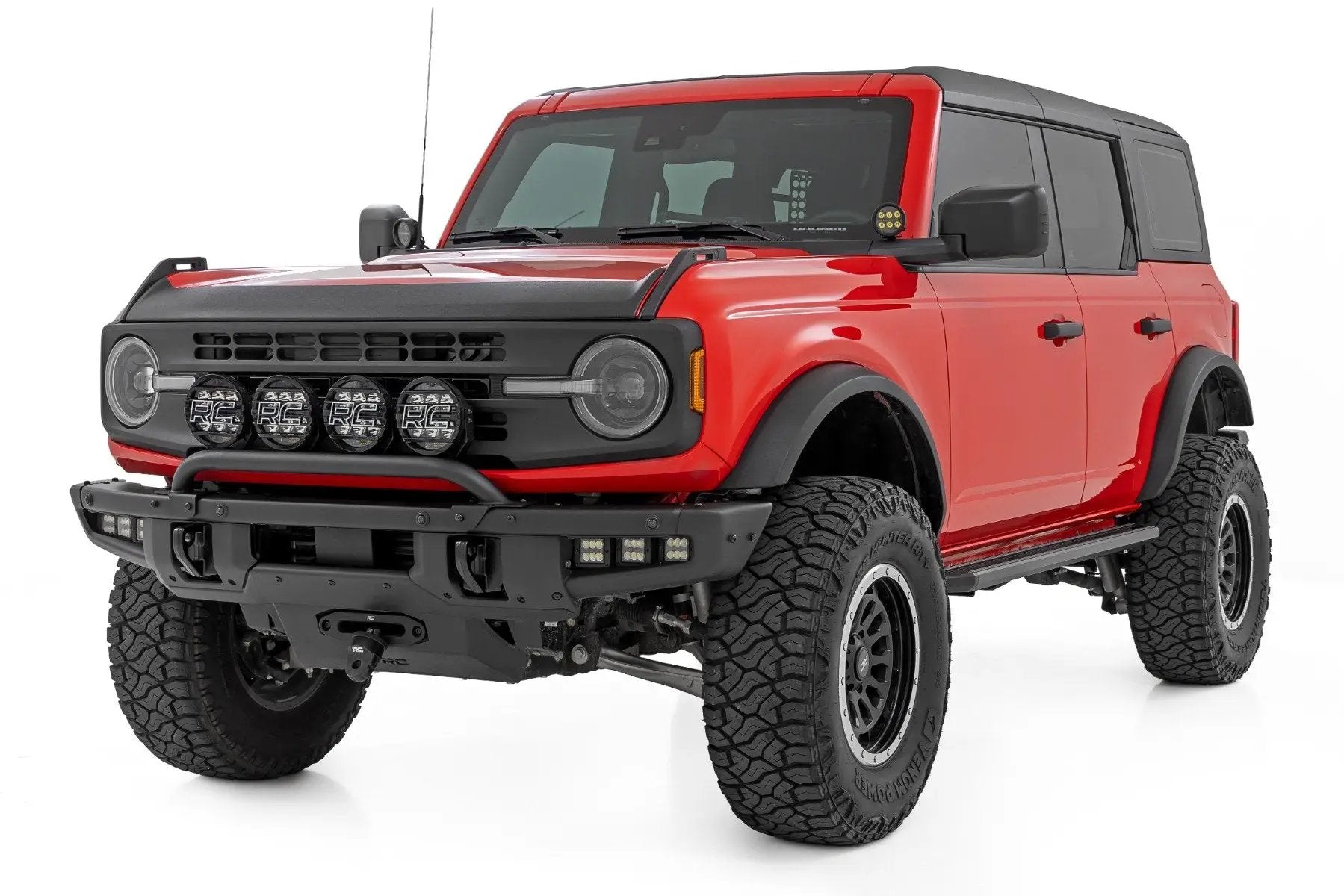 Rough Country Multi-Color LED Running Boards | 4-Door | Ford Bronco 4WD (2021-2025) by Rough Country