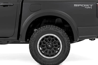 Rough Country Fender Flares | Sport | JS Iconic Siver | Ford Ranger 2WD/4WD (2024-2025) by Rough Country