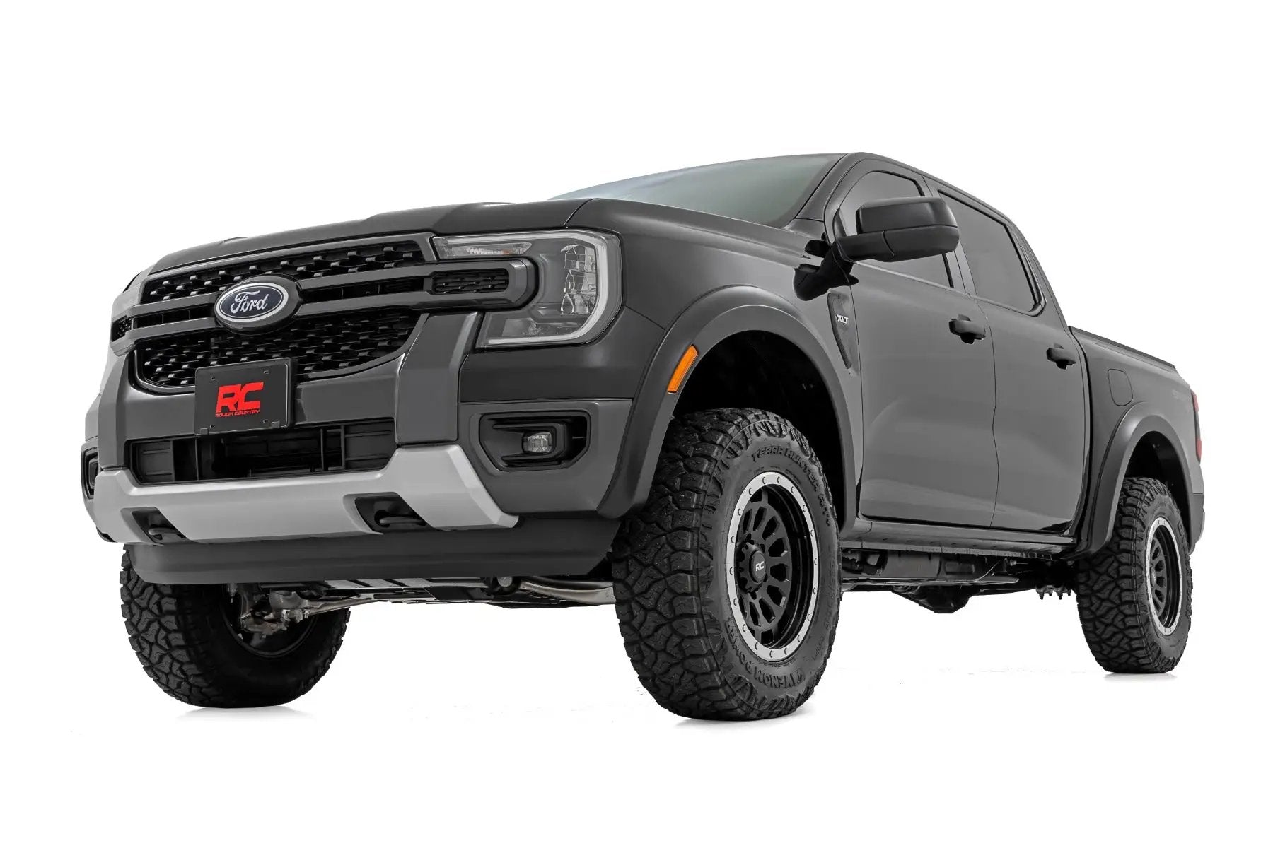 Rough Country Fender Flares | Sport | YZ Oxford White | Ford Ranger 2WD/4WD (2024-2025) by Rough Country