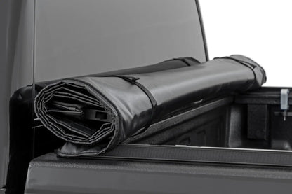 Rough Country Soft Roll Up Bed Cover | 6'7" Bed | Chevy/GMC 1500 (00-06 & Classic) by Rough Country