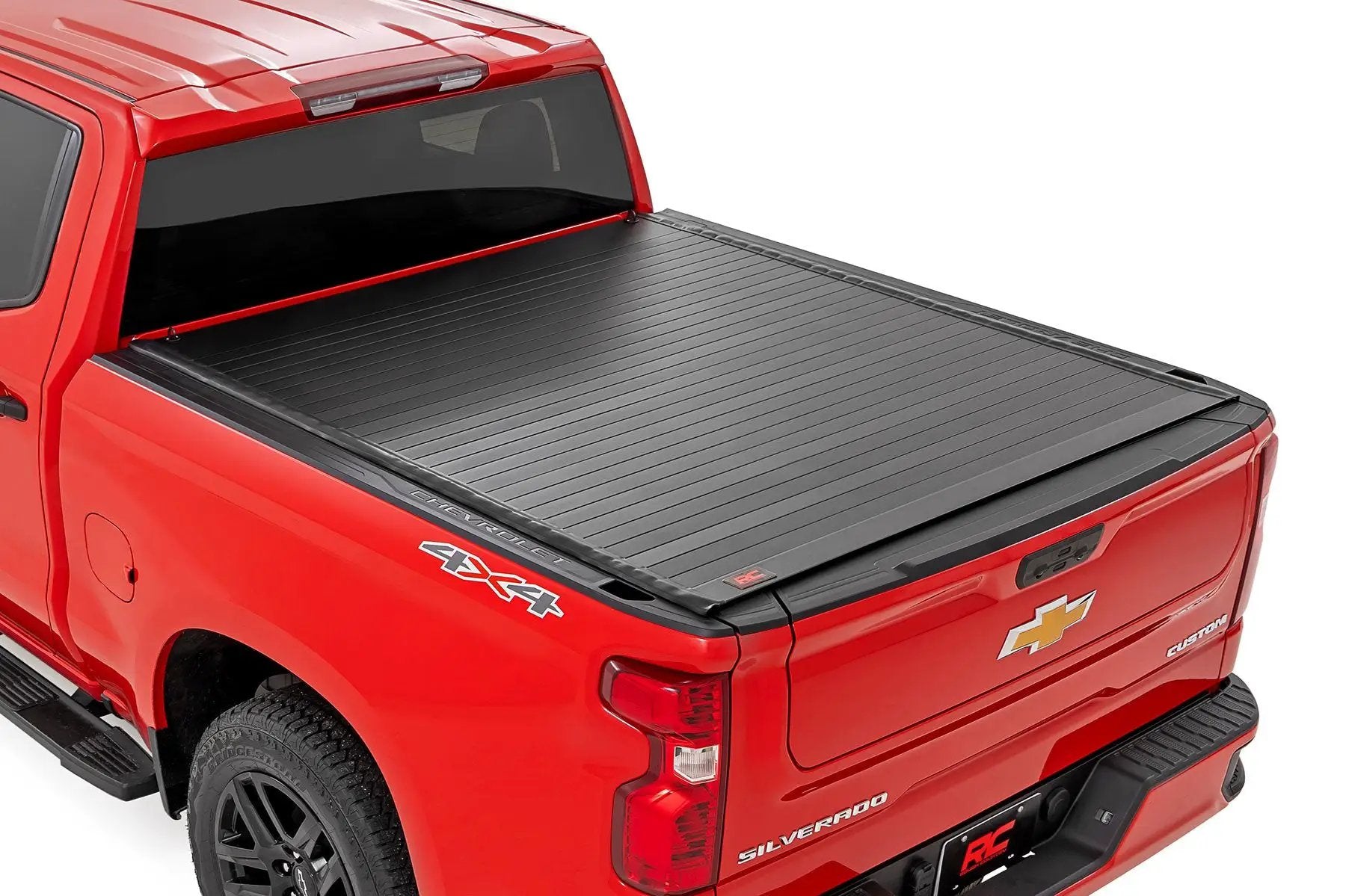 Rough Country Hard Roll Up Bed Cover | 6'7" Bed | Chevy/GMC Sierra 1500 (19-26)/Silverado 1500 (19-26) by Rough Country