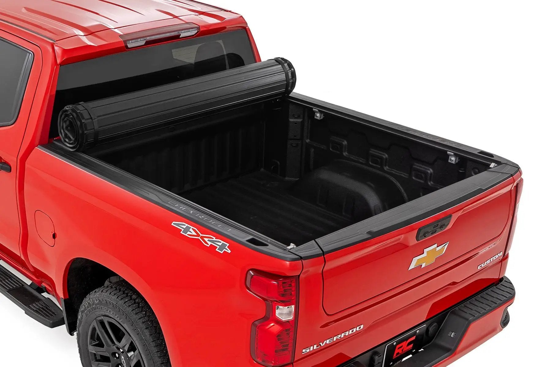 Rough Country Hard Roll Up Bed Cover | 6'7" Bed | Chevy/GMC Sierra 1500 (19-26)/Silverado 1500 (19-26) by Rough Country