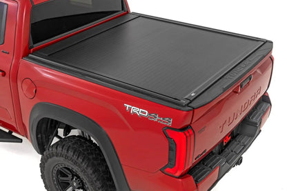 Rough Country Powered Retractable Bed Cover | 5'7" Bed | Toyota Tundra 2WD/4WD (2022-2026) by Rough Country