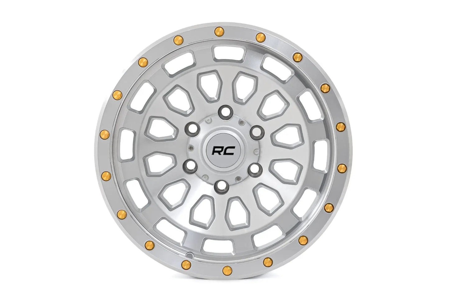 Rough Country 87 Series Wheel | Simulated Beadlock | Full Machine | 17x8.5 | 6x5.5 | +0mm by Rough Country