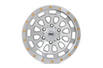 Rough Country 87 Series Wheel | Simulated Beadlock | Full Machine | 17x8.5 | 6x5.5 | +0mm by Rough Country