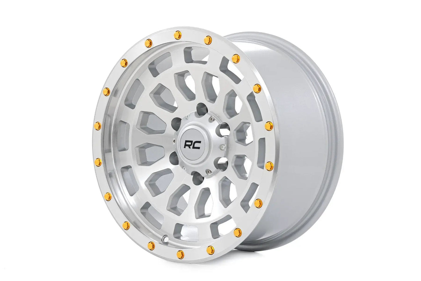 Rough Country 87 Series Wheel | Simulated Beadlock | Full Machine | 17x8.5 | 6x5.5 | +0mm by Rough Country