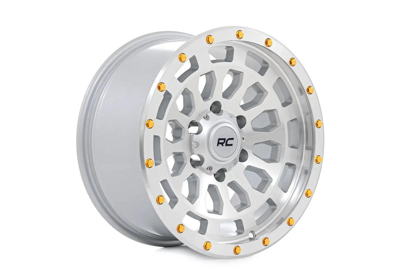Rough Country 87 Series Wheel | Simulated Beadlock | Full Machine | 17x8.5 | 6x5.5 | +0mm by Rough Country