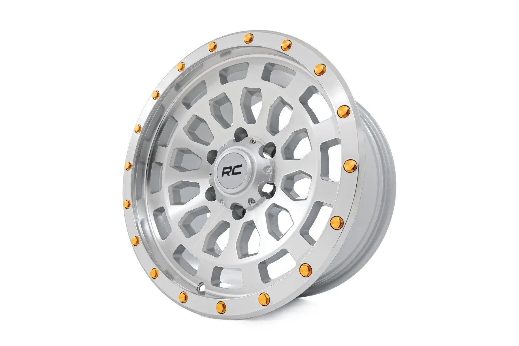 Rough Country 87 Series Wheel | Simulated Beadlock | Full Machine | 17x8.5 | 6x5.5 | +0mm by Rough Country