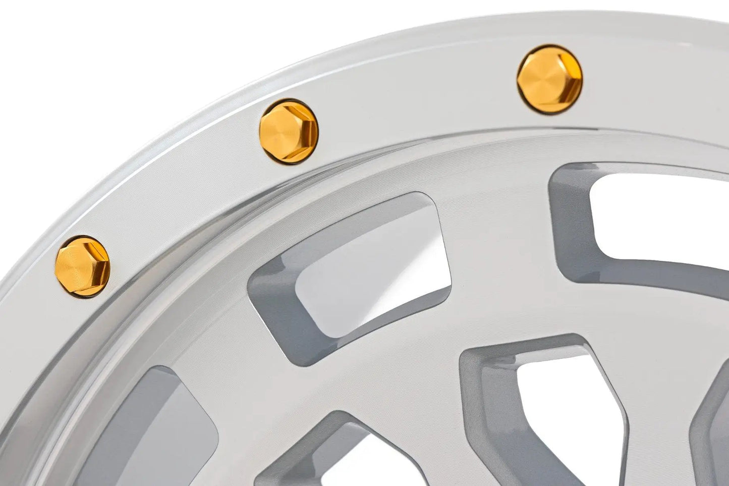 Rough Country 87 Series Wheel | Simulated Beadlock | Full Machine | 17x8.5 | 5x5 | +0mm by Rough Country