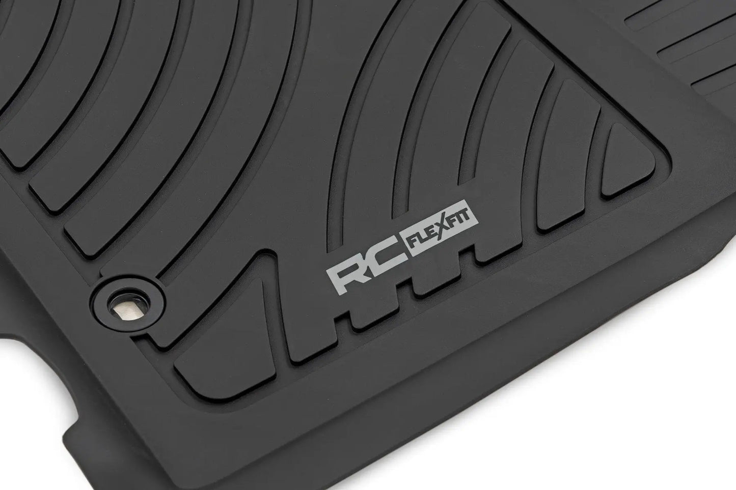 Rough Country Flex-Fit Floor Mats | Front and Rear | Toyota Tacoma 2WD/4WD (2012-2015) by Rough Country