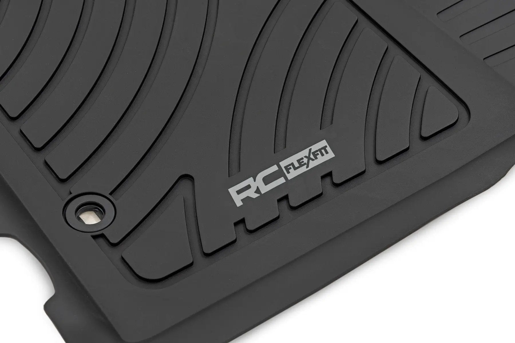 Rough Country Flex-Fit Floor Mats | Front and Rear | Toyota Tacoma 2WD/4WD (2012-2015) by Rough Country