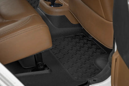Rough Country Floor Mats | FR & RR | 4 Door | Jeep Wrangler Unlimited 4WD (2014-2018) by Rough Country