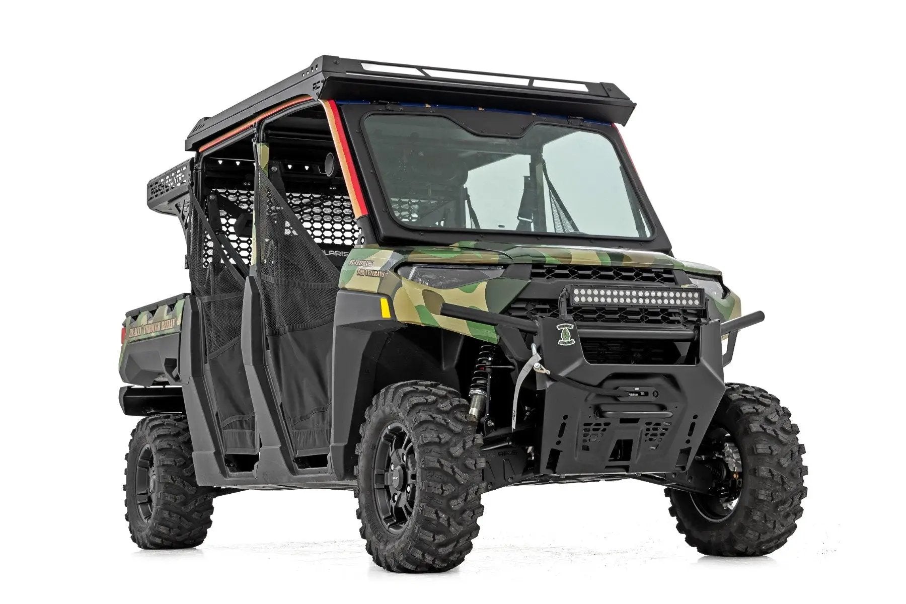 Rough Country Electric Tilt Windshield | Glass | Formed Frame | Polaris Ranger XP 1000 by Rough Country